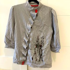 Cirque du Soleil Kooza button up sweater